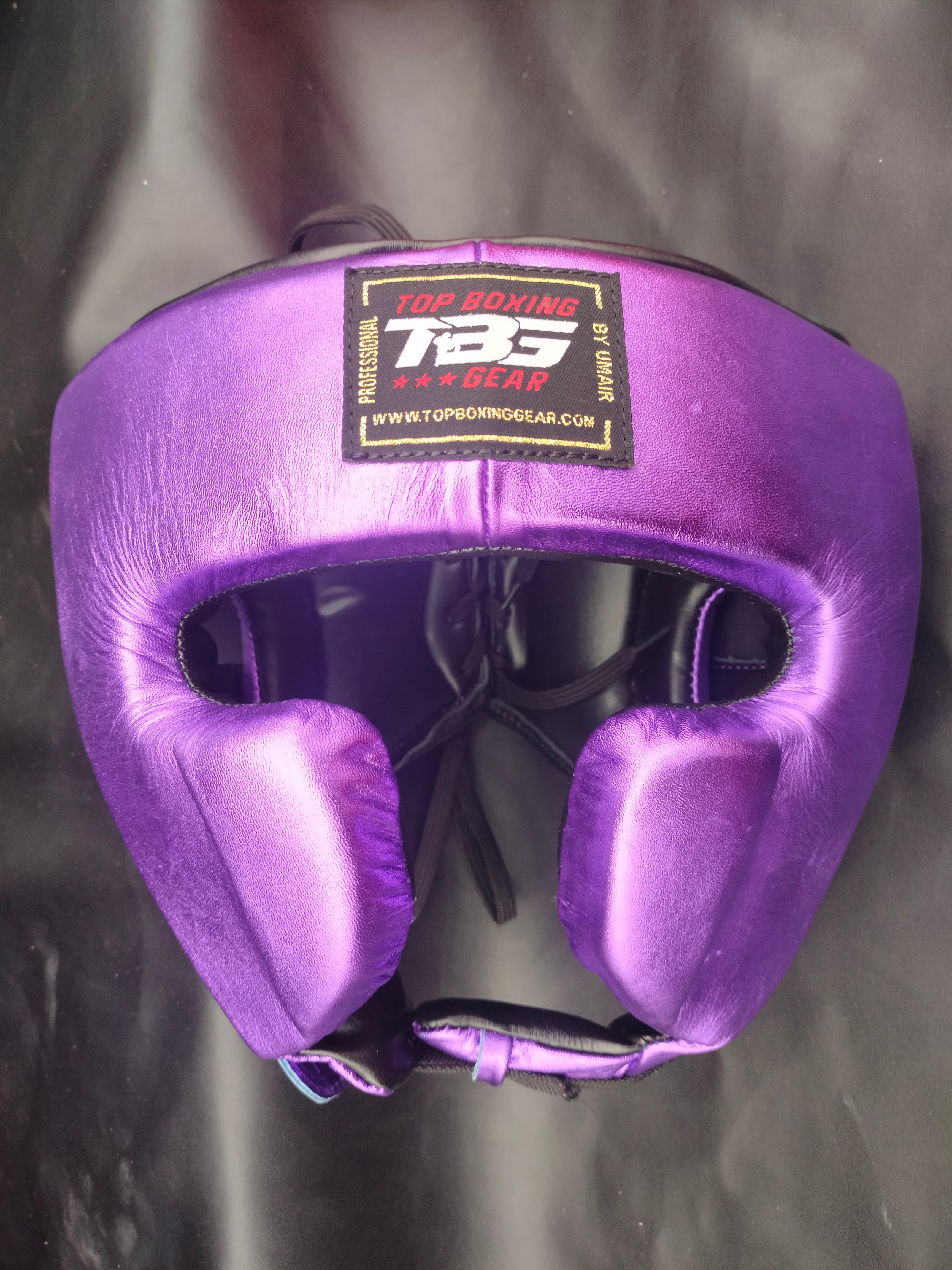 Top Boxing Head Gear -Leather