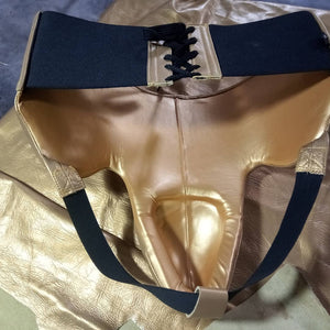 WINNING ABDOMINAL GUARD -LEATHER